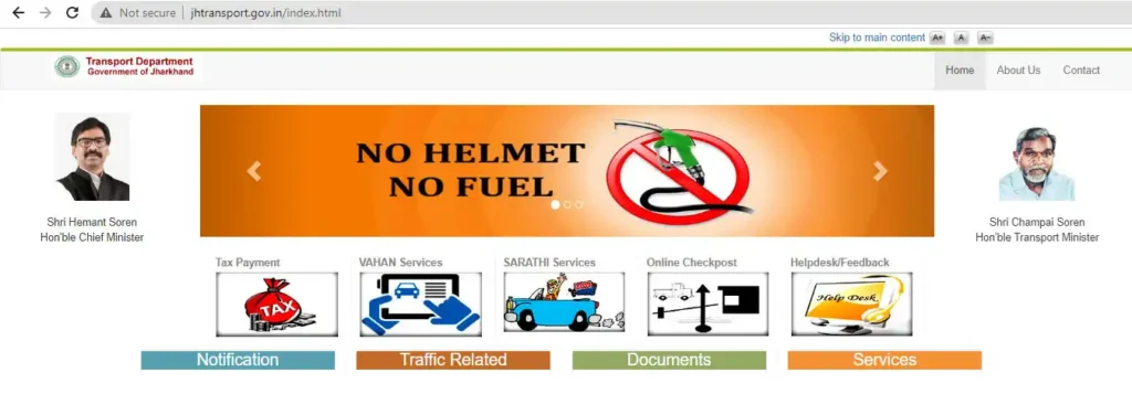 Jharkhand RTO Vehicle registration & Contacts, Address
