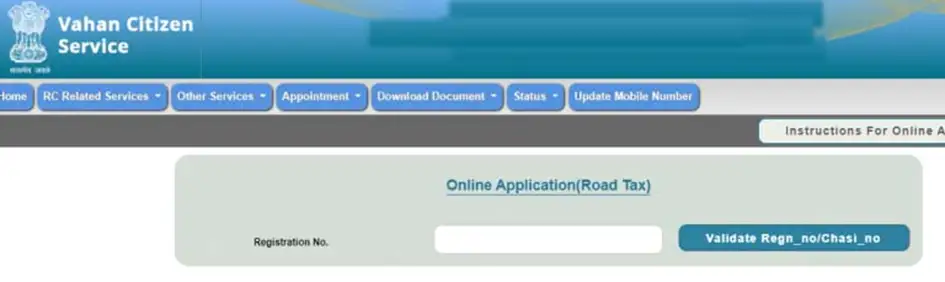 Arunachal Pradesh Online Road Tax & Check post Payment