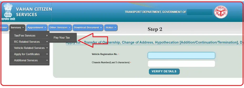 Vehicle Ownership Transfer Online in Maharashtra
