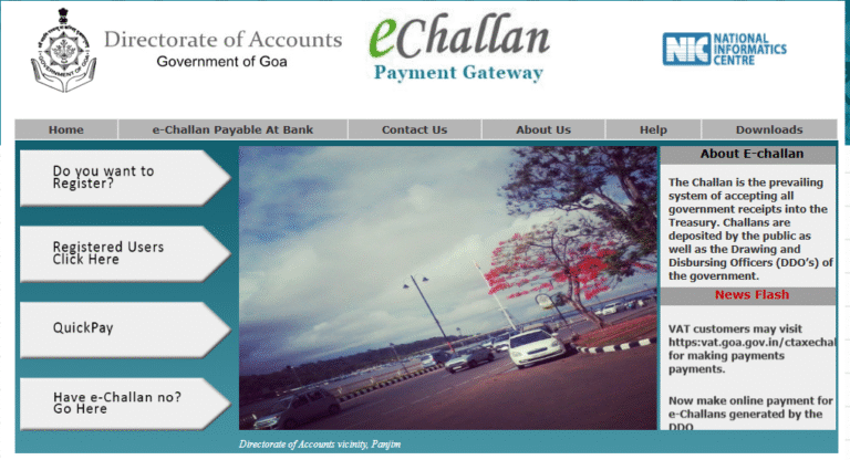 Goa (GA) Traffic Challan Status, E Challan Online Payment | Pay Goa ...