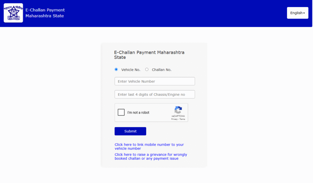 Pay Maharashtra Traffic Challan Online and Offline
